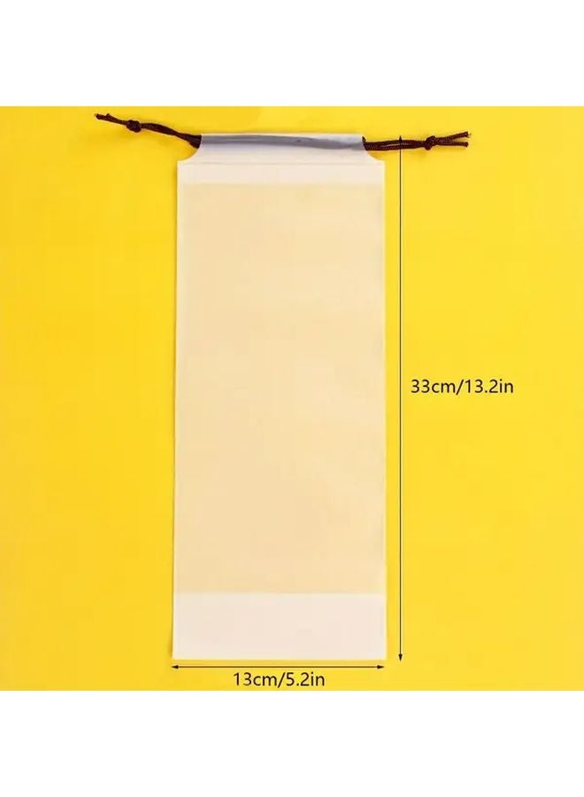White Drawstring Storage Bags 10pcs For Umbrellas Tents Tripods Yoga Mats - Image 3